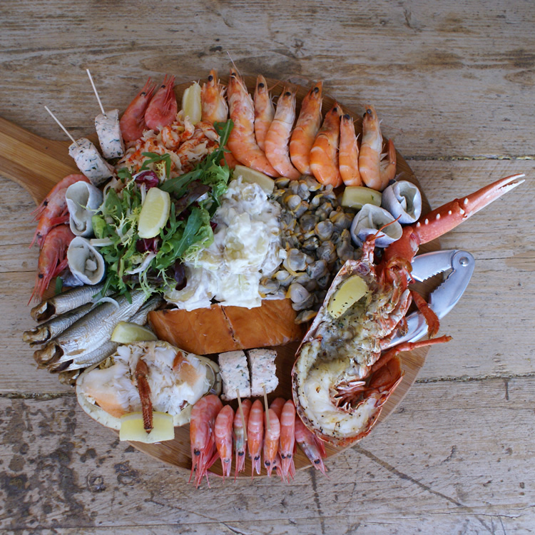'The Big One' Platter from above.