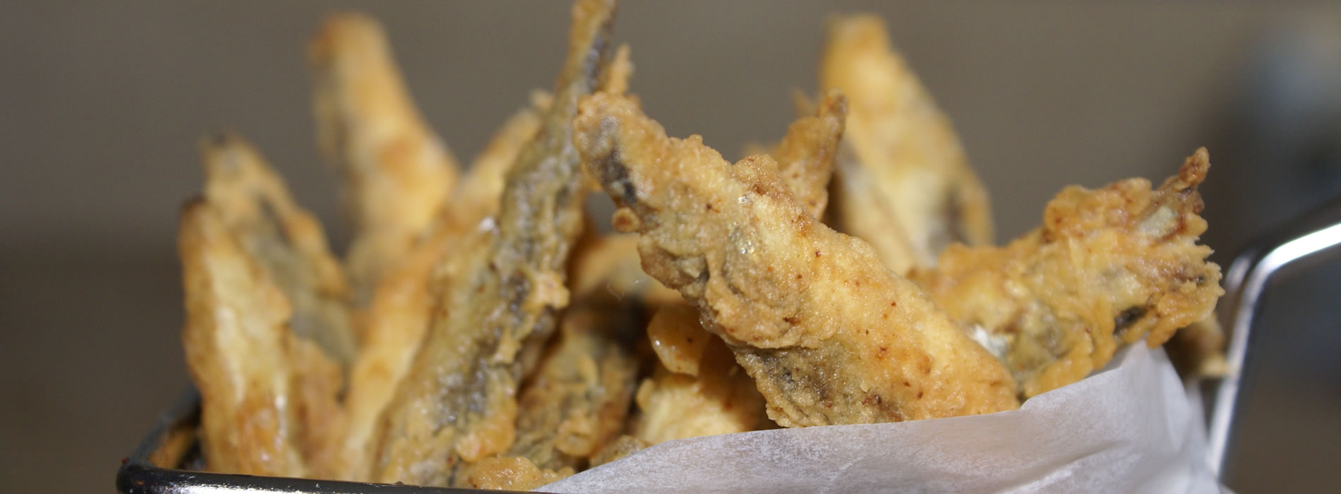White Bait in basket
